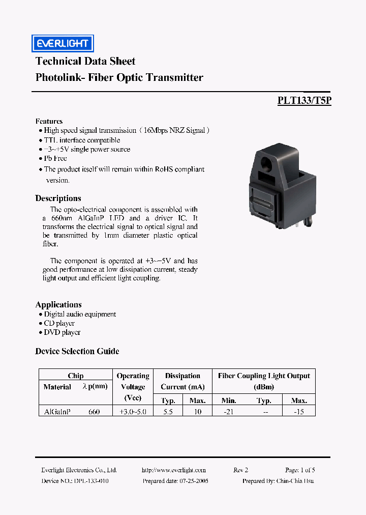 PLT133-T5P_4595251.PDF Datasheet