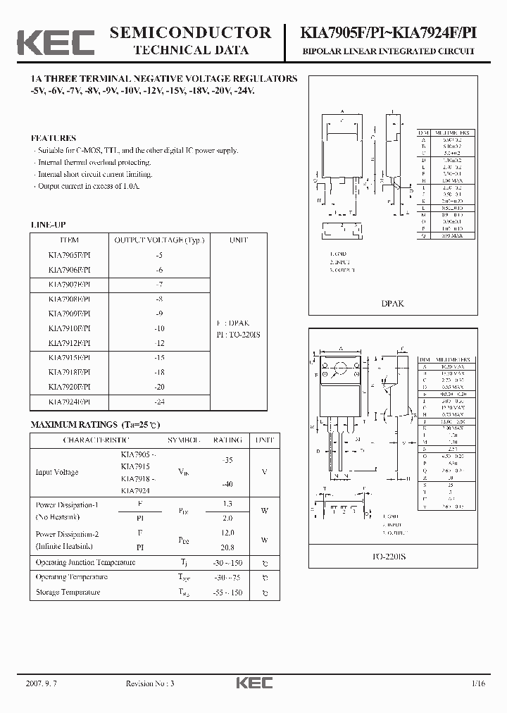 KIA7905FPI_4597095.PDF Datasheet