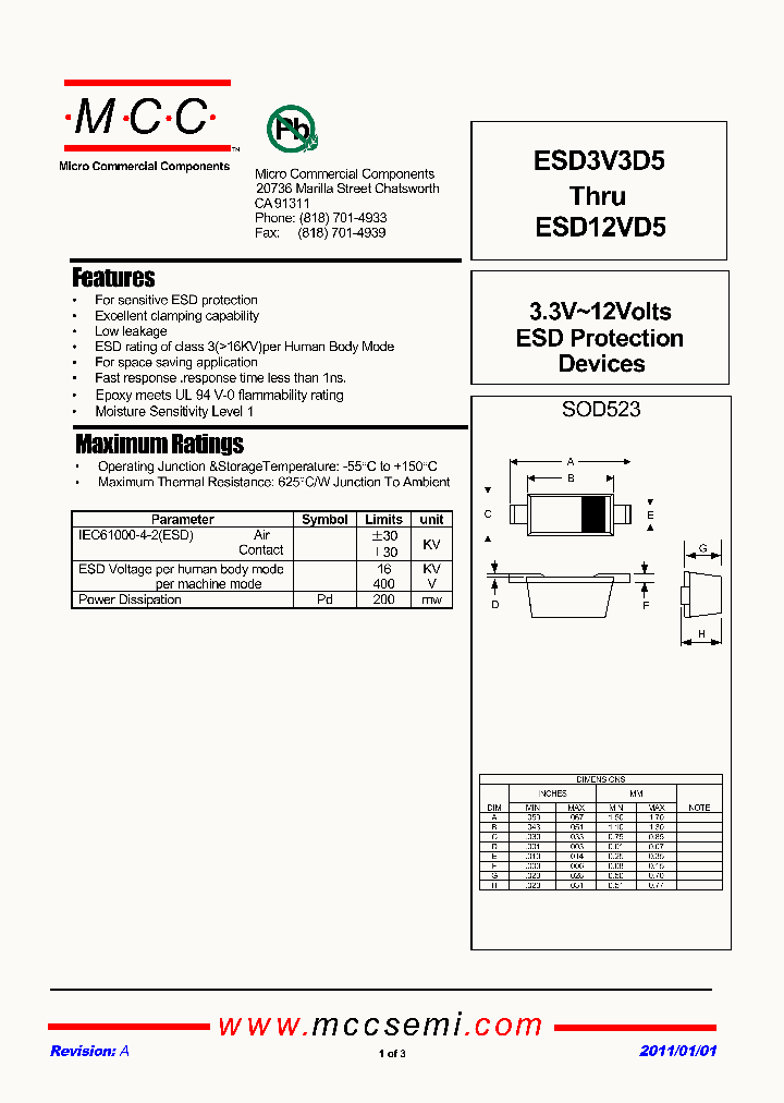 ESD3V3D5_4597381.PDF Datasheet