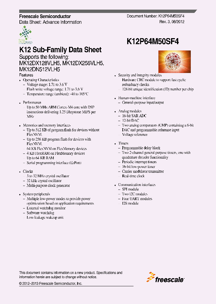 K12P64M50SF4_4598281.PDF Datasheet