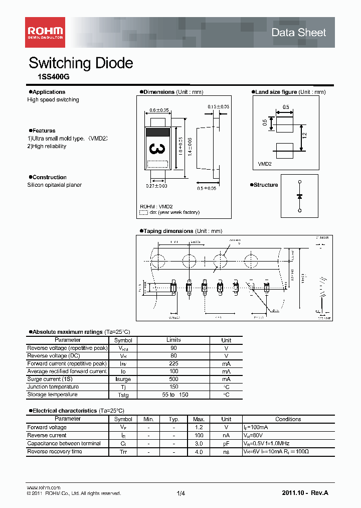 1SS400G11_4599549.PDF Datasheet