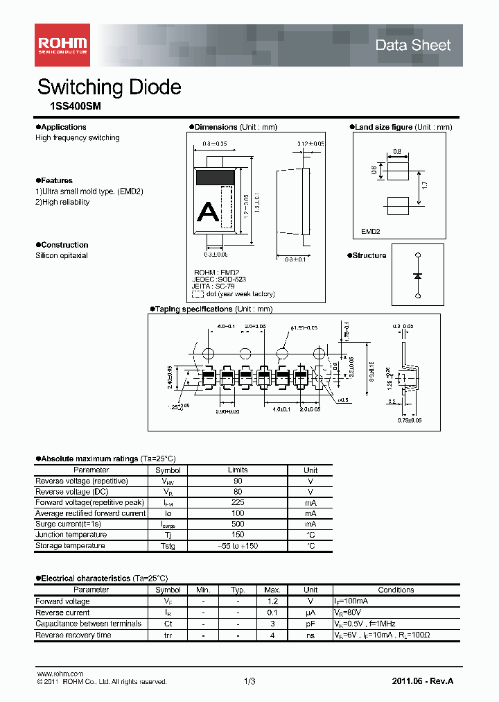 1SS400SM_4599553.PDF Datasheet