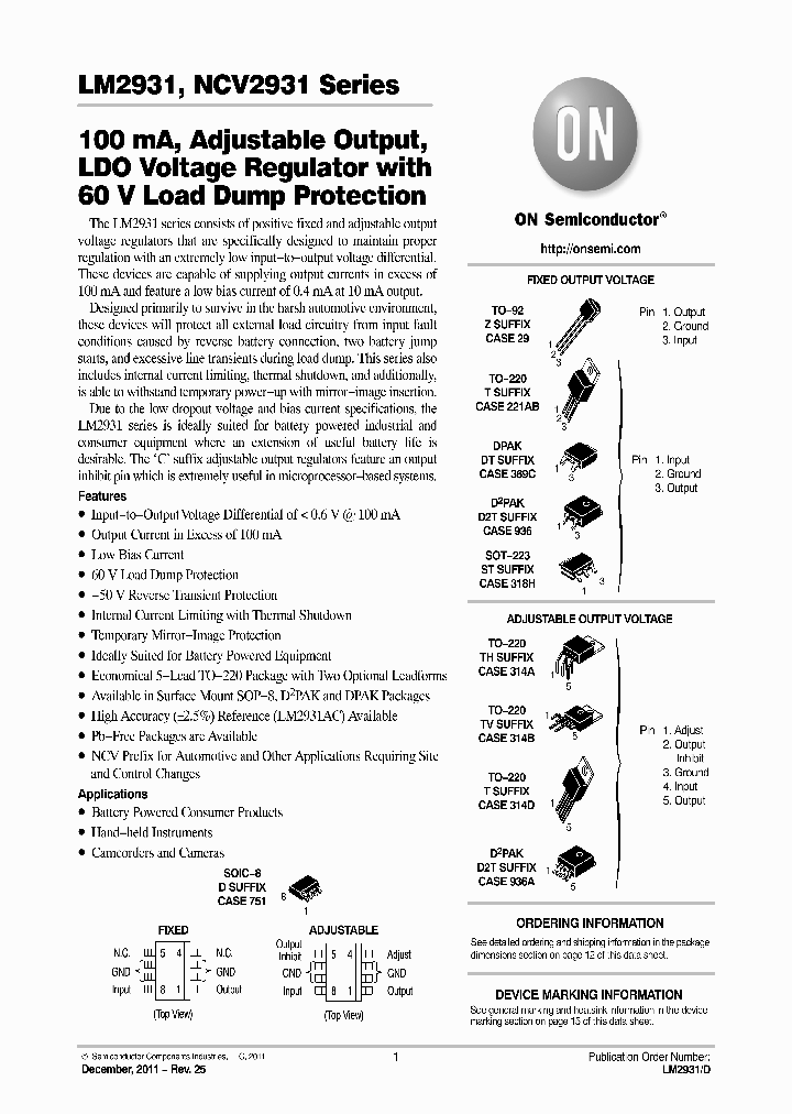 NCV2931AST50T3_4600065.PDF Datasheet