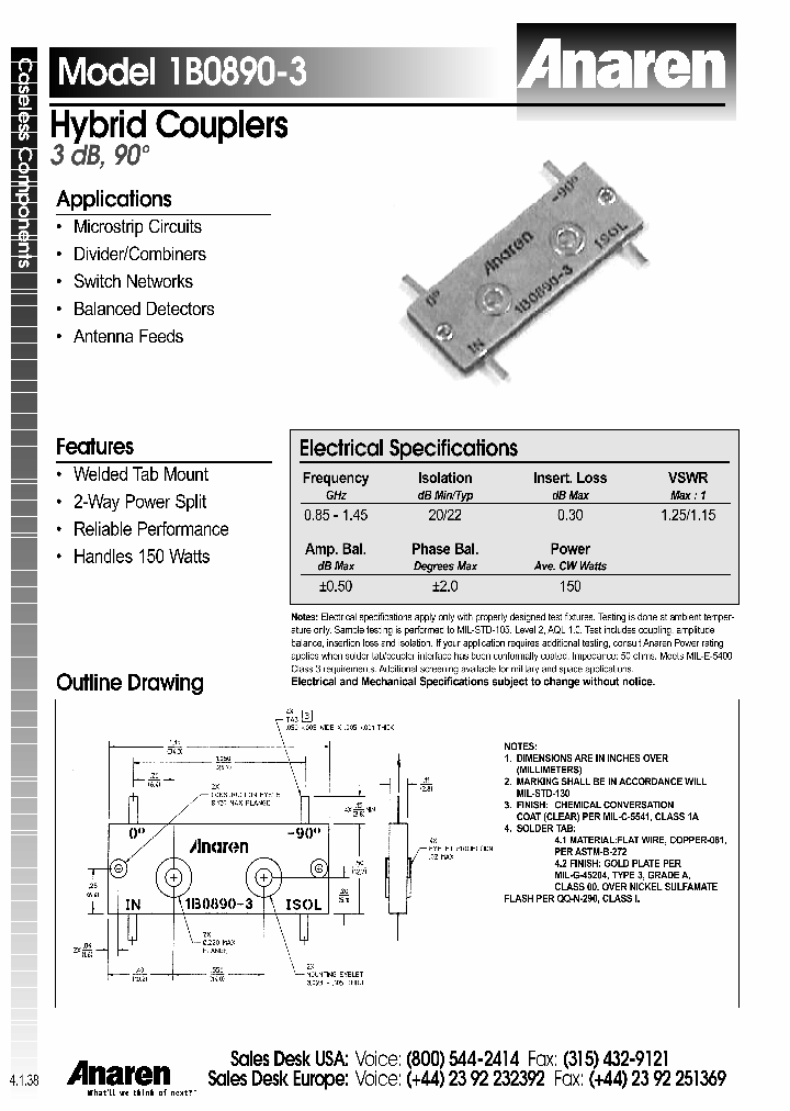 1B0890-3_4600116.PDF Datasheet