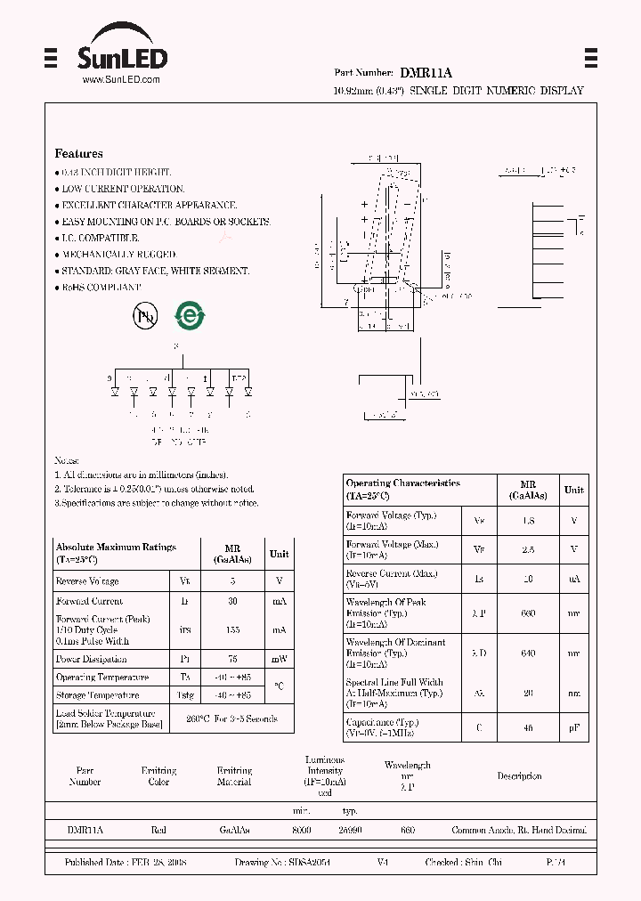 DMR11A_4600490.PDF Datasheet