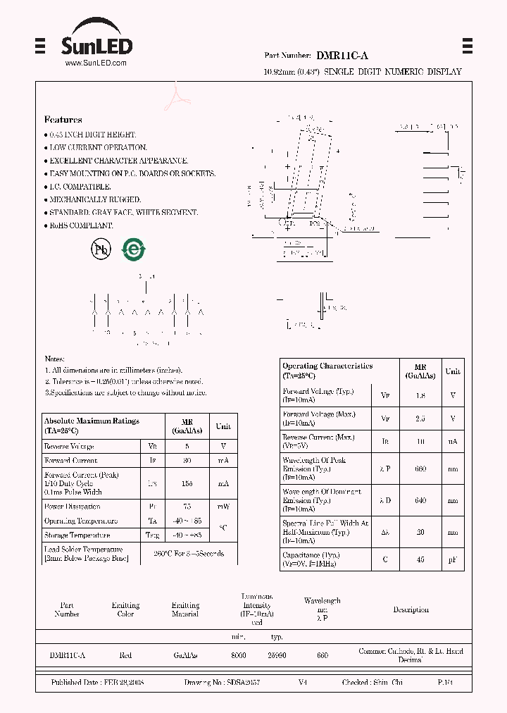 DMR11C-A_4600492.PDF Datasheet