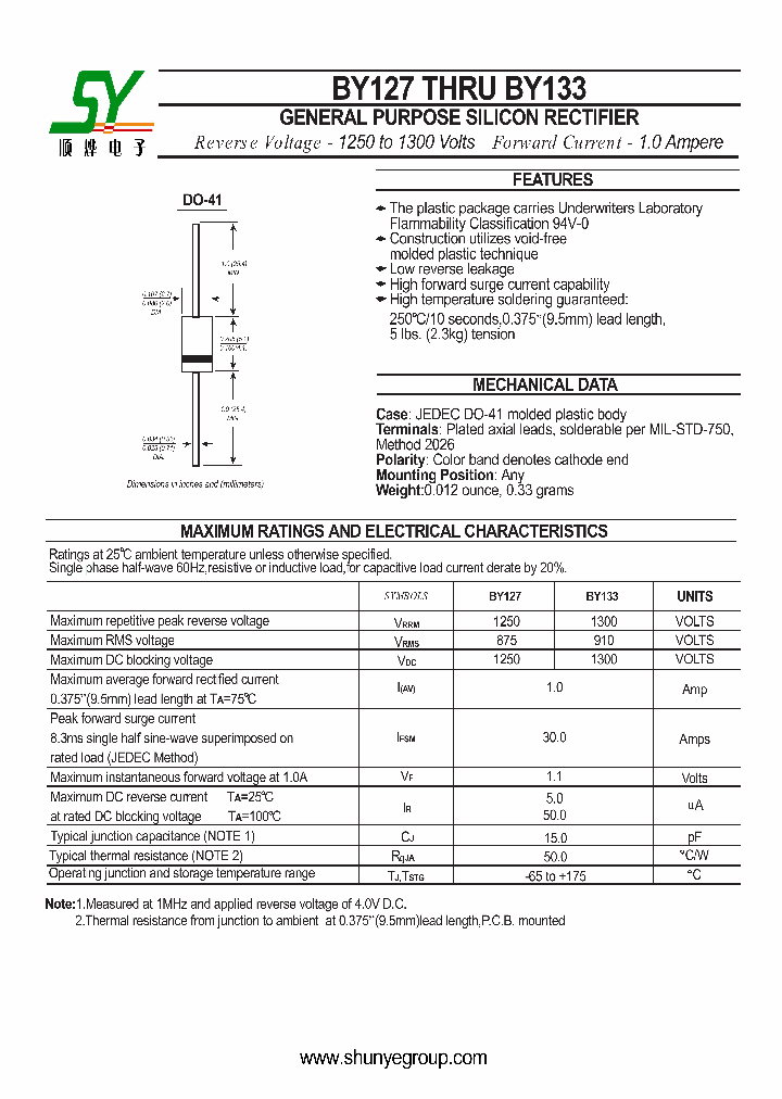 BY127_4600501.PDF Datasheet