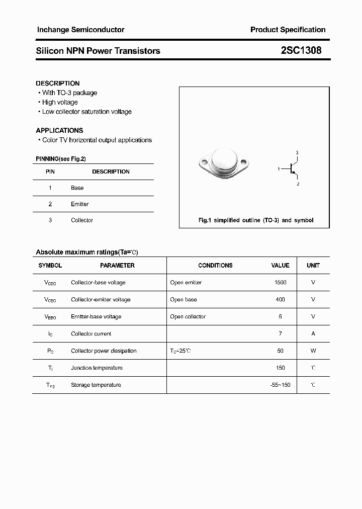 2SC1308_4600861.PDF Datasheet