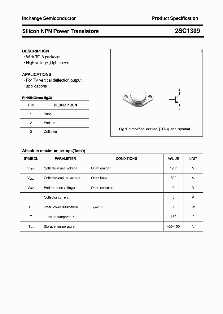 2SC1309_4600863.PDF Datasheet