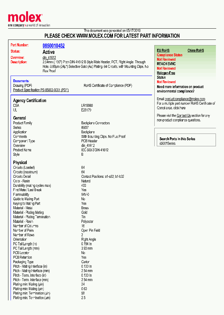 0850010452_4600922.PDF Datasheet