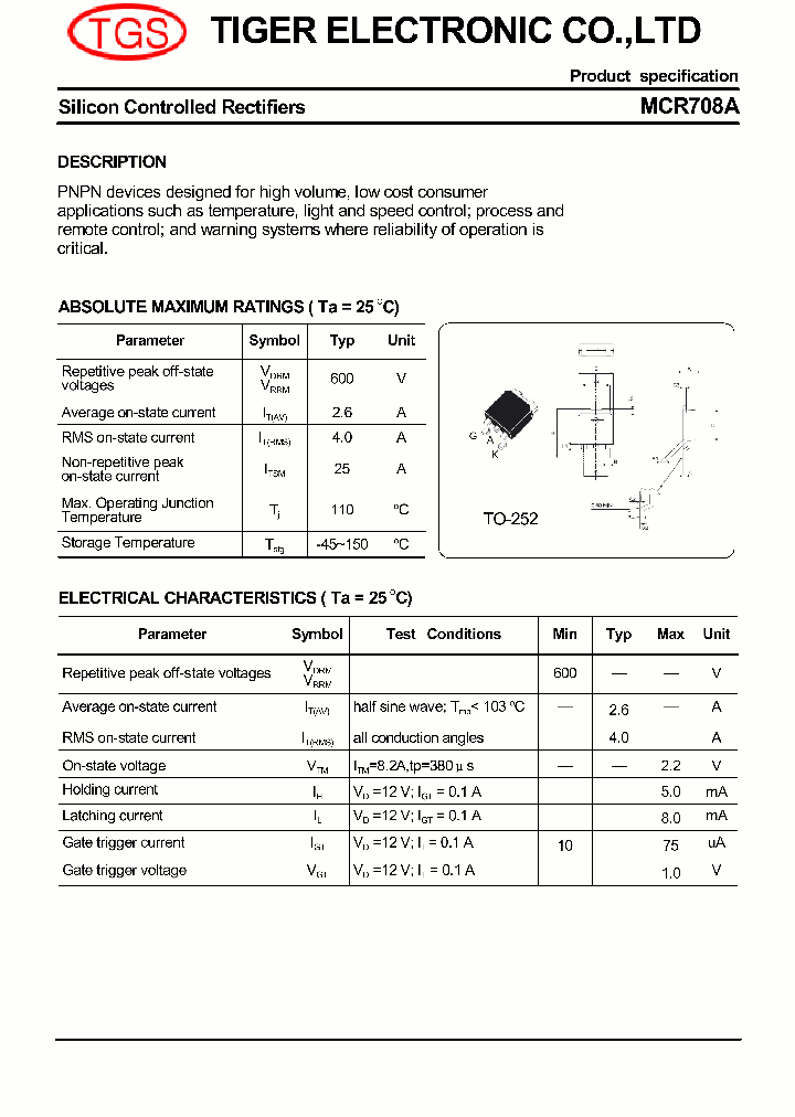 MCR708A_4601113.PDF Datasheet