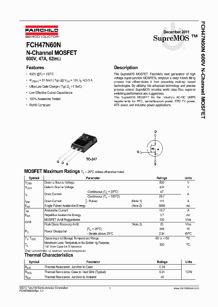 FCH47N60N1112_4602043.PDF Datasheet