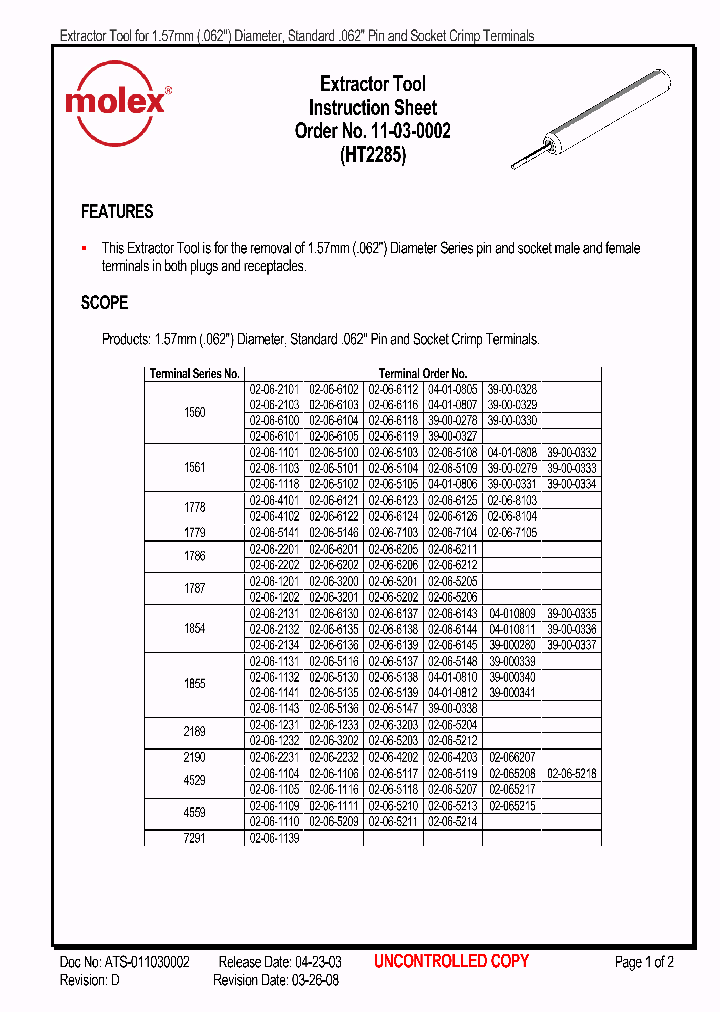 WM1005-ND_4602528.PDF Datasheet