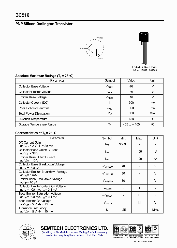BC516_4602398.PDF Datasheet