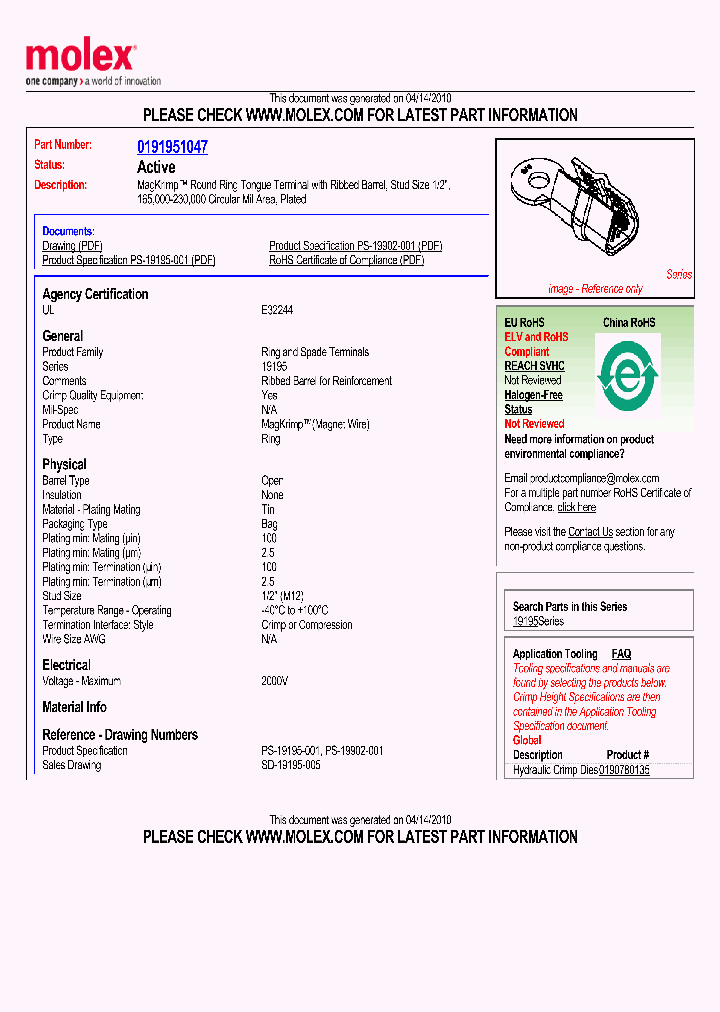 0191951047_4603198.PDF Datasheet