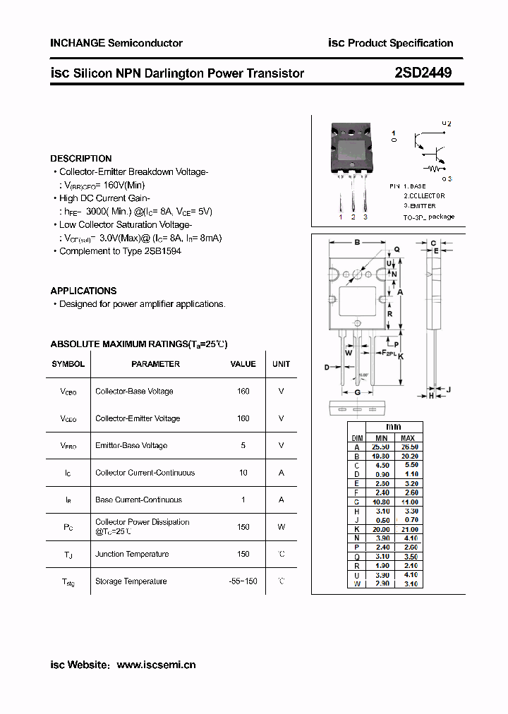 2SD2449_4602118.PDF Datasheet