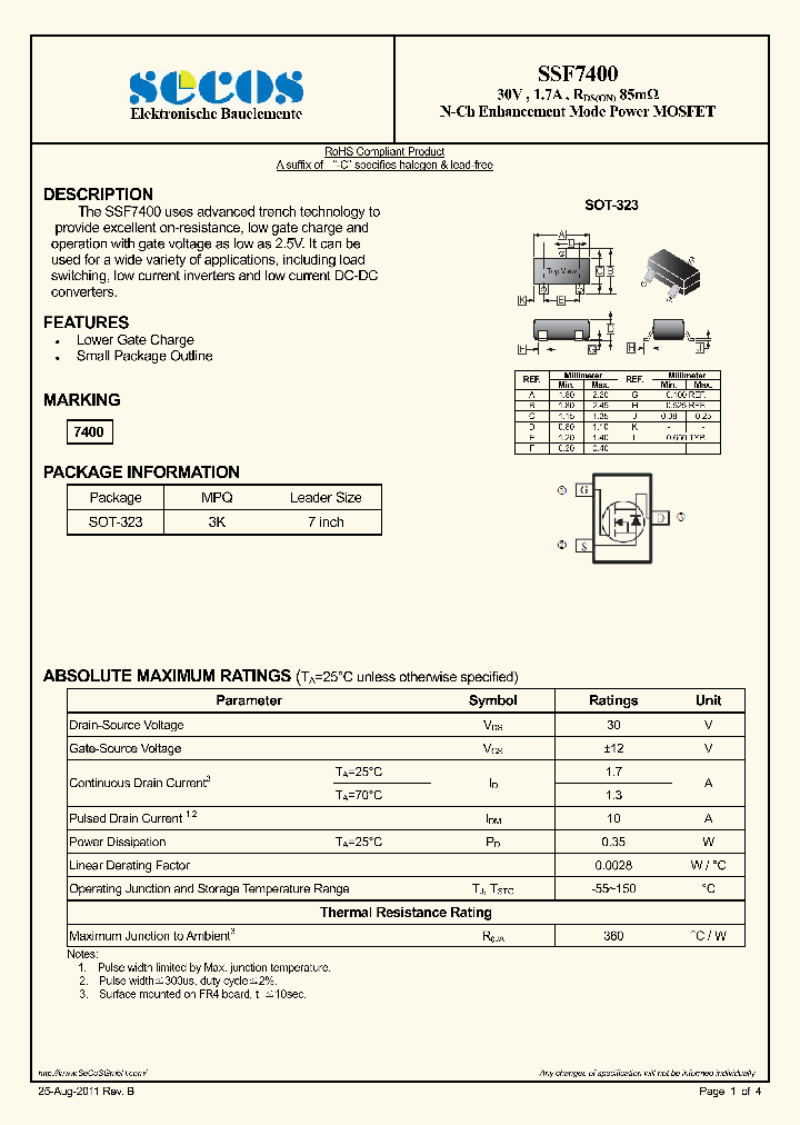 SSF7400_4603492.PDF Datasheet