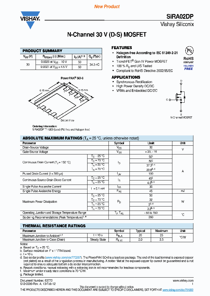 SIRA02DP_4603592.PDF Datasheet