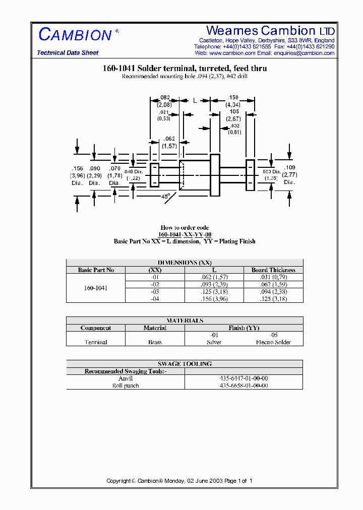 160-1041_4604307.PDF Datasheet