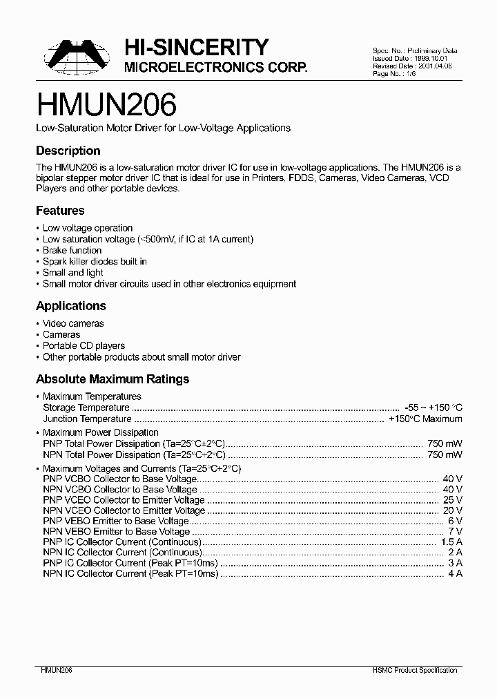 HMUN206_4604620.PDF Datasheet