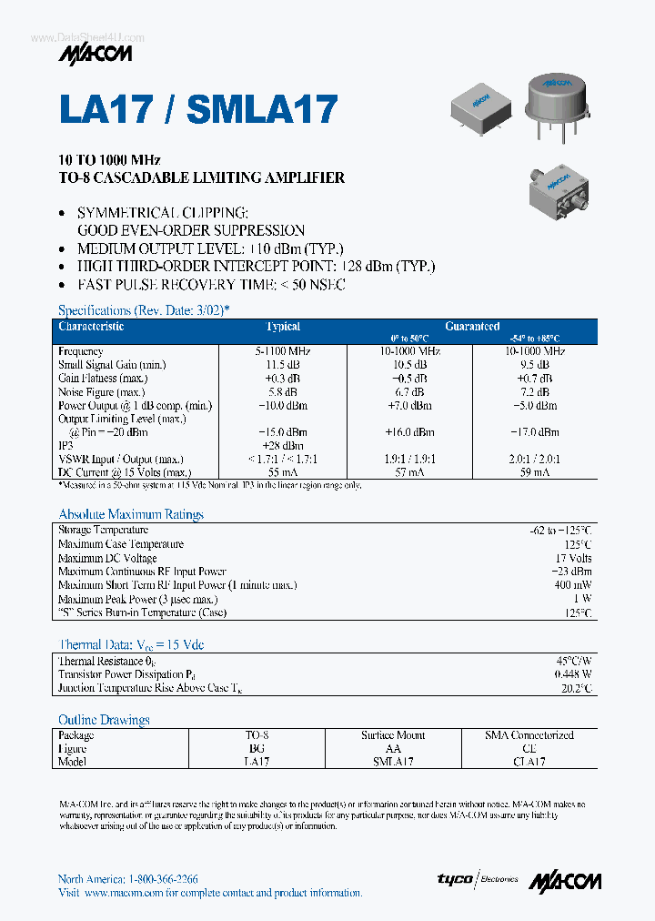 SMLA17_4605279.PDF Datasheet