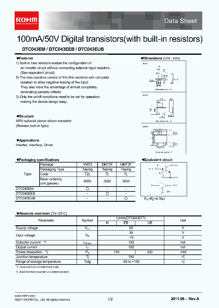 DTC043EEB_4605376.PDF Datasheet