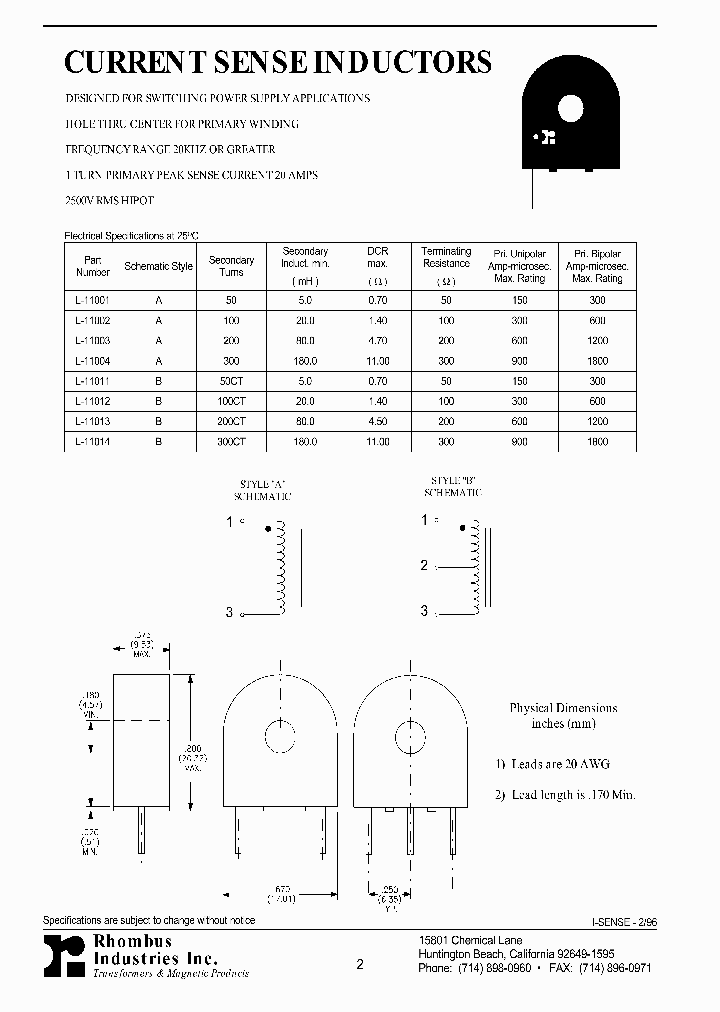 L-11003_4605740.PDF Datasheet