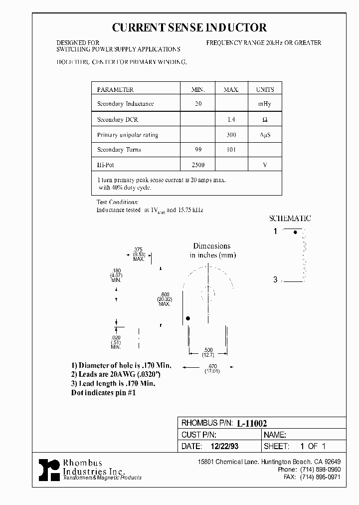 L-11002_4605739.PDF Datasheet