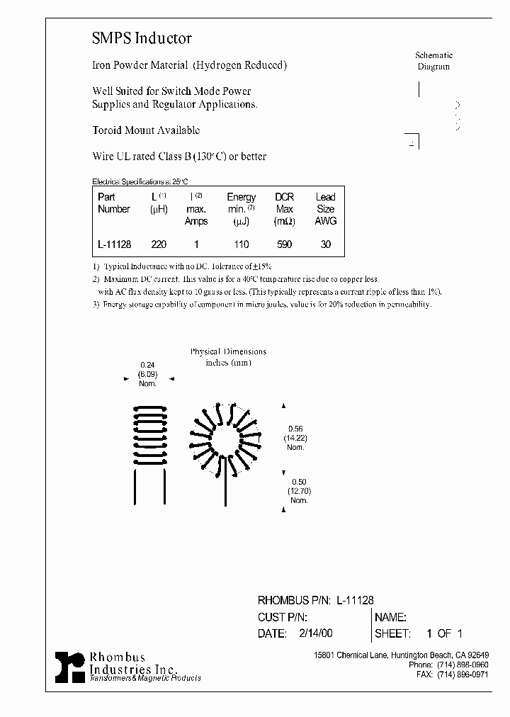 L-11128_4605746.PDF Datasheet