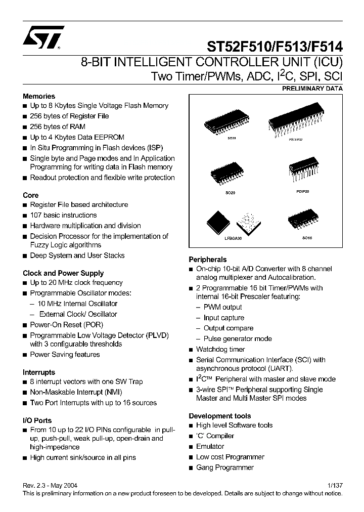 ST52F513F3M6_4606005.PDF Datasheet