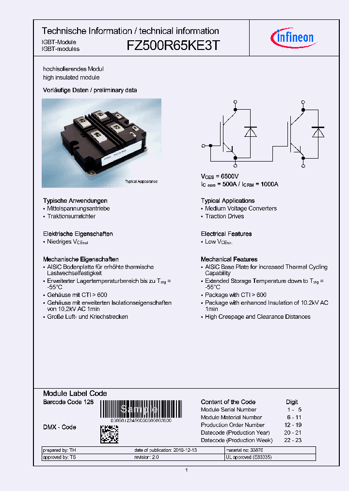 FZ500R65KE3T_4606036.PDF Datasheet