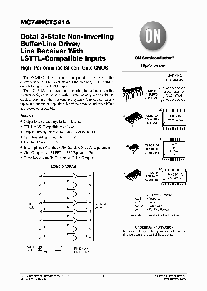 MC74HCT541ADTR2G_4606597.PDF Datasheet