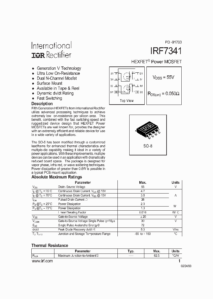 IRF7341_4607175.PDF Datasheet
