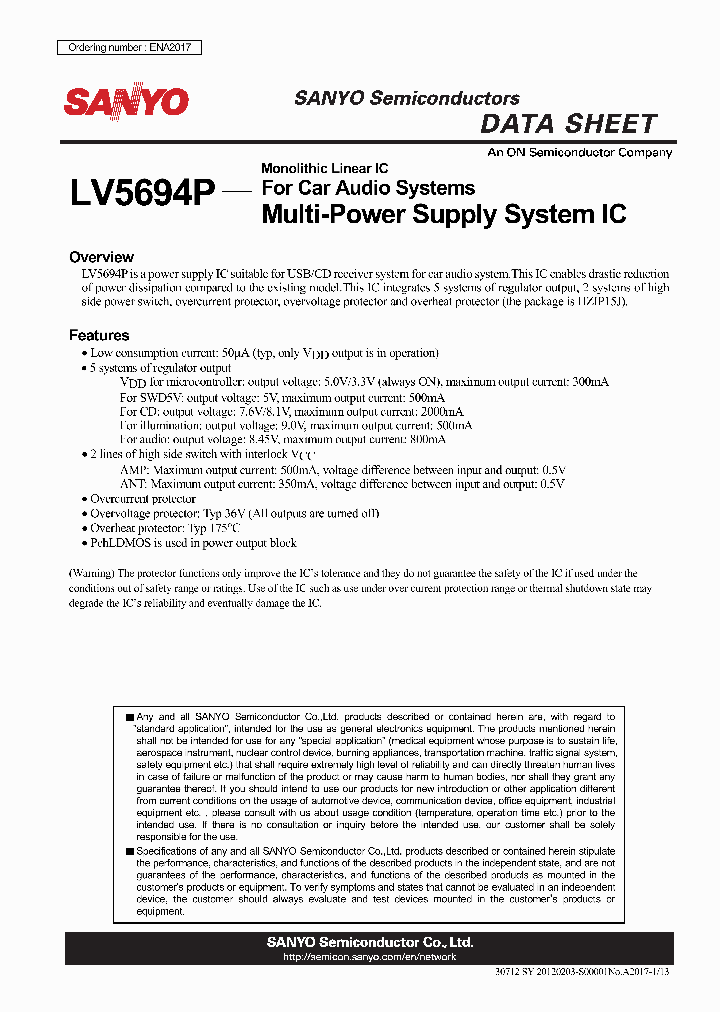 LV5694P_4606826.PDF Datasheet