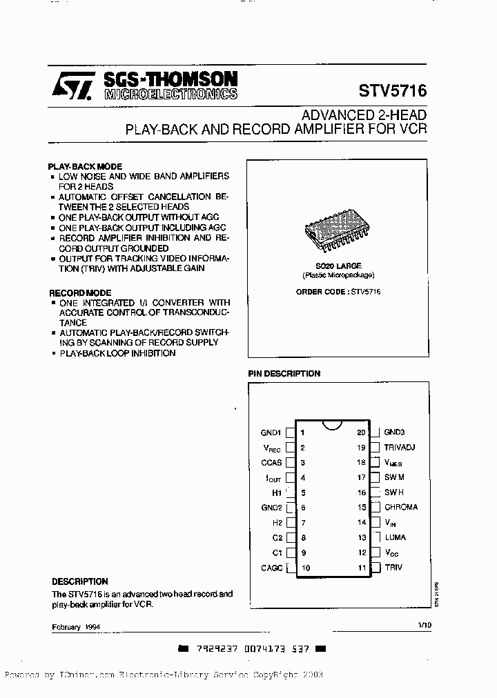 STV5716_4609399.PDF Datasheet