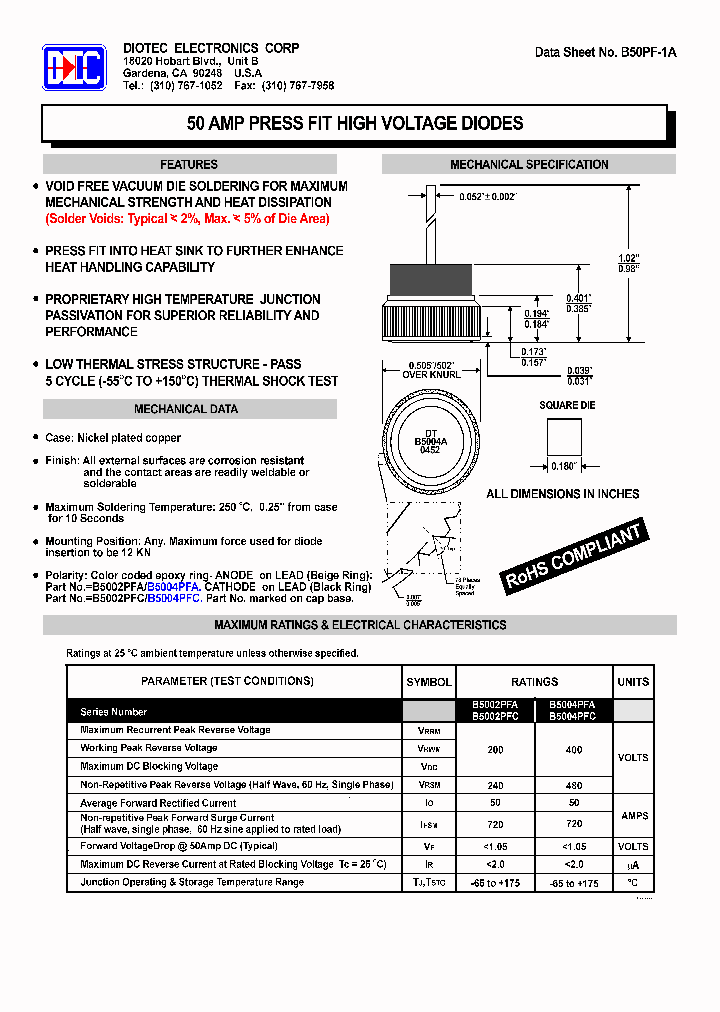 B5004PFA_4609417.PDF Datasheet