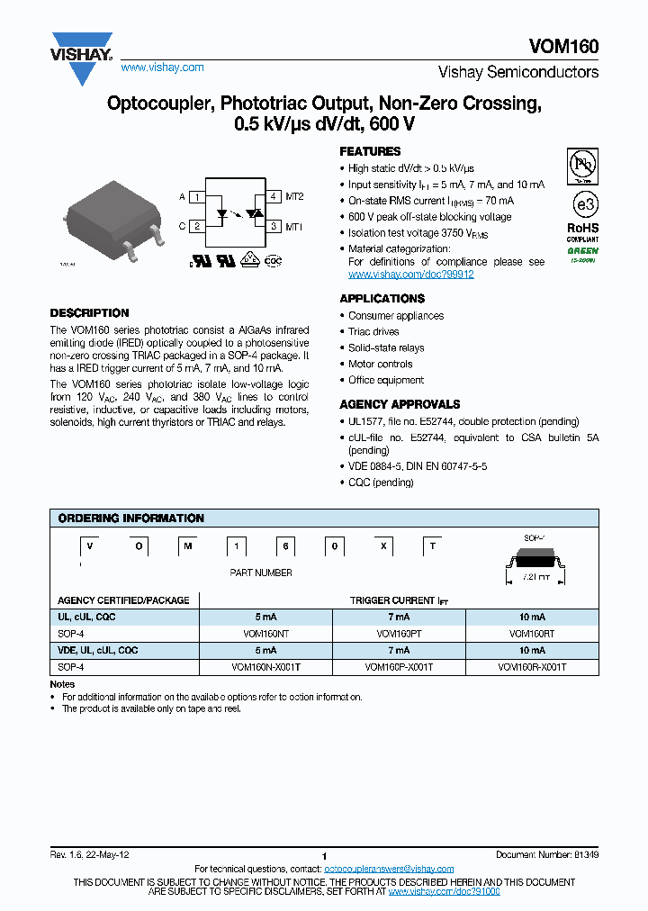 VOM160_4610011.PDF Datasheet
