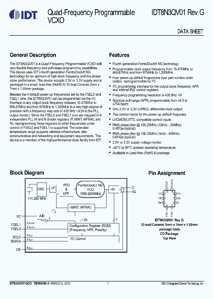 IDT8N3QV01_4610392.PDF Datasheet