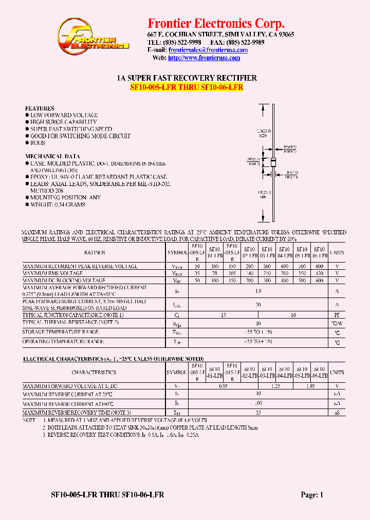 SF10-005-LFR_4610444.PDF Datasheet