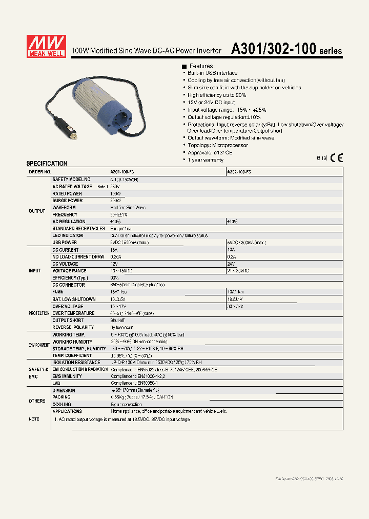 A301-100-F3_4611462.PDF Datasheet