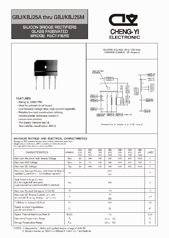 GBJ25J_4611825.PDF Datasheet