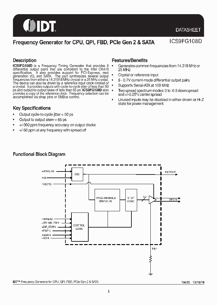 9FG108DFILF_4612371.PDF Datasheet