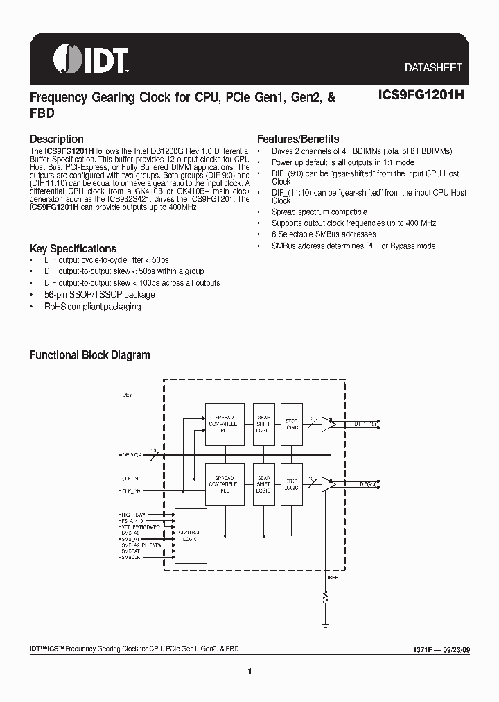 9FG1201HFLF_4612386.PDF Datasheet