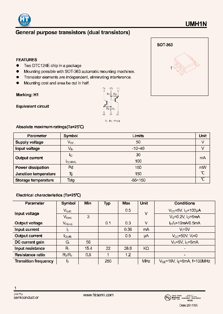 UMH1N_4612559.PDF Datasheet