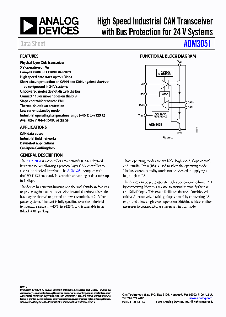 ADM3051CRZ_4614118.PDF Datasheet