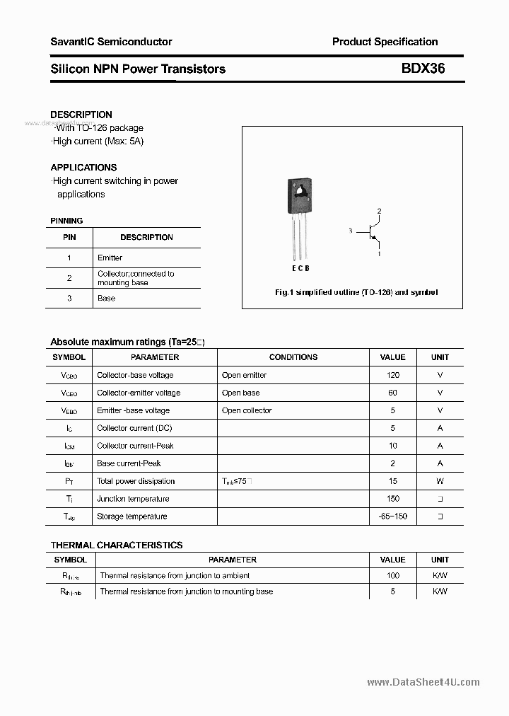 BDX36_4614606.PDF Datasheet