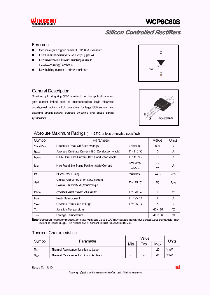 WCP8C60S_4615114.PDF Datasheet