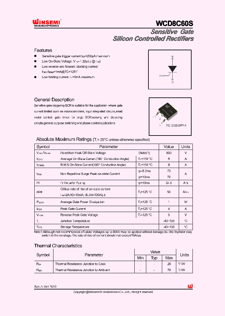 WCD8C60S_4615113.PDF Datasheet