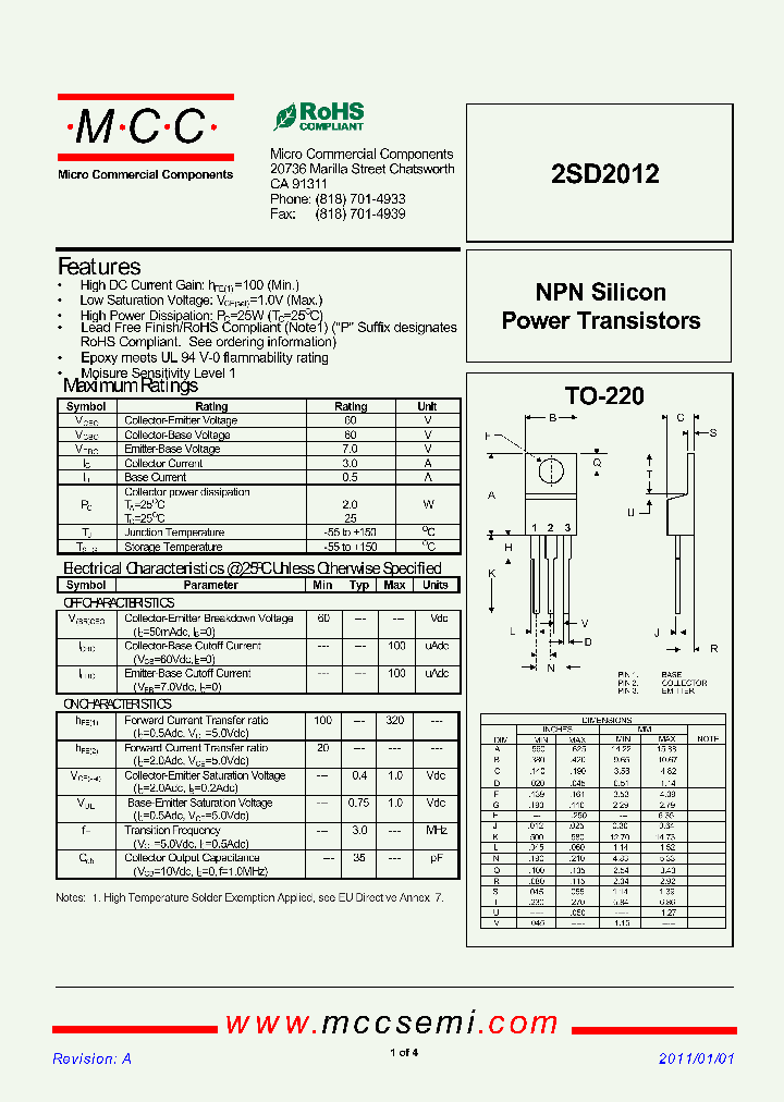 2SD2012_4615133.PDF Datasheet