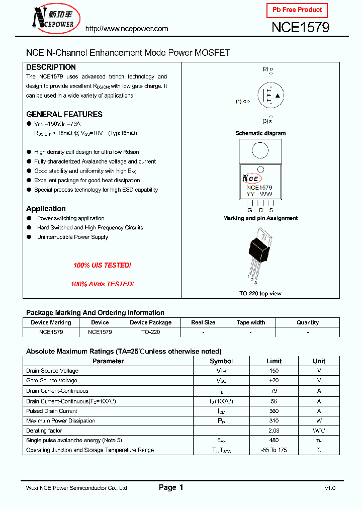 NCE1579_4615249.PDF Datasheet